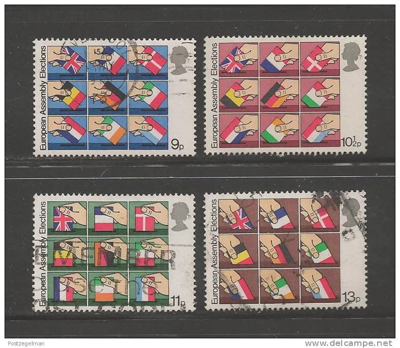 UK 1979 Used Stamp(s) Europa Elections Nrs. 789-792 - Used Stamps