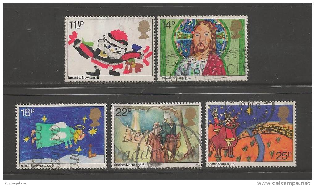 UK 1981 Used Stamp(s) Christmas Nrs. 895-899 - Used Stamps