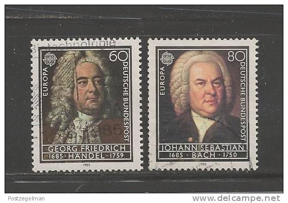 GERMANY 1985 Used Stamp(s)  Europa, Composers Nrs. 1248-1249 - Used Stamps