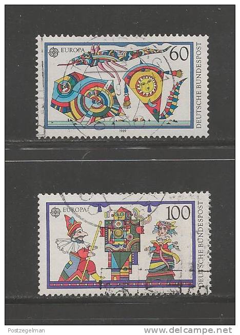 GERMANY 1989 Used Stamp(s)  Europa Children´s Toys Nrs. 1417-1418 - Used Stamps