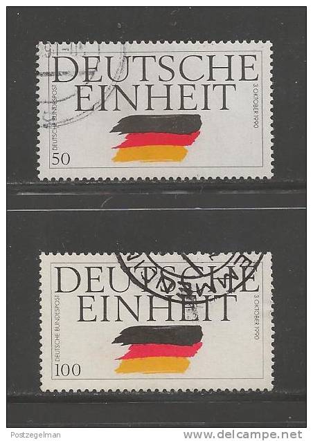 GERMANY 1990 Used Stamp(s)  Germany Unity Nrs. 1477-1478 - Used Stamps