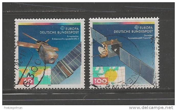 GERMANY 1991 Used Stamp(s)  Europa Aerospace 1526-1527 - Used Stamps