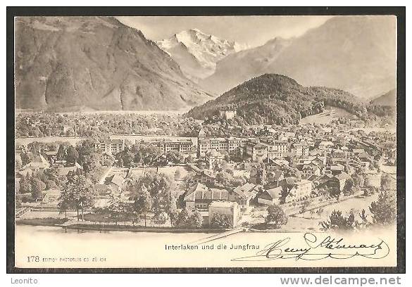 INTERLAKEN Von Schaffhausen Nach Bruxelles 1904 - Schleitheim