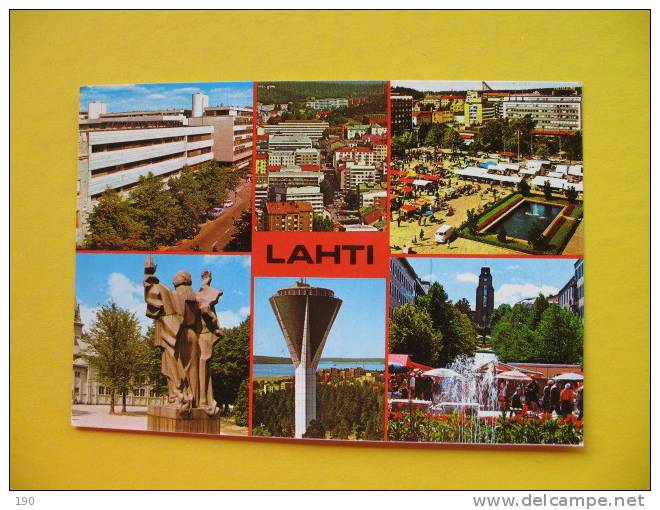 LAHTI,CCCP KOSMOS STAMP - Finlandia