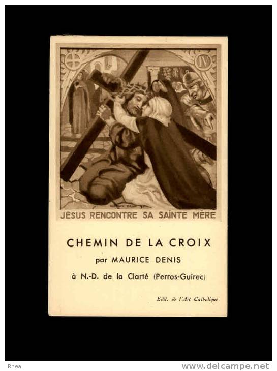 22 - PERROS-GUIREC - Chemin De Croix Par Maurice Denis à N-D De La Clarté - Perros-Guirec