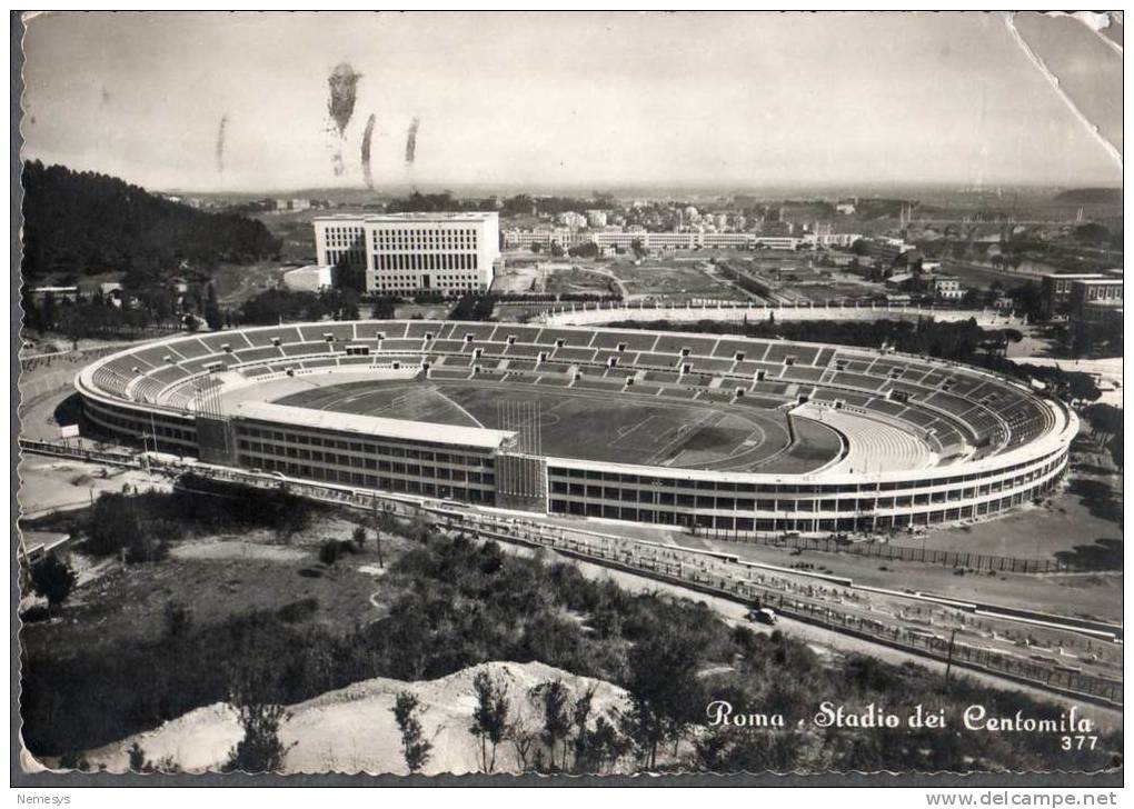 1952 ROMA STADIO DEI CENTOMILA OLIMPICO FG V 2 SCAN - Stadi