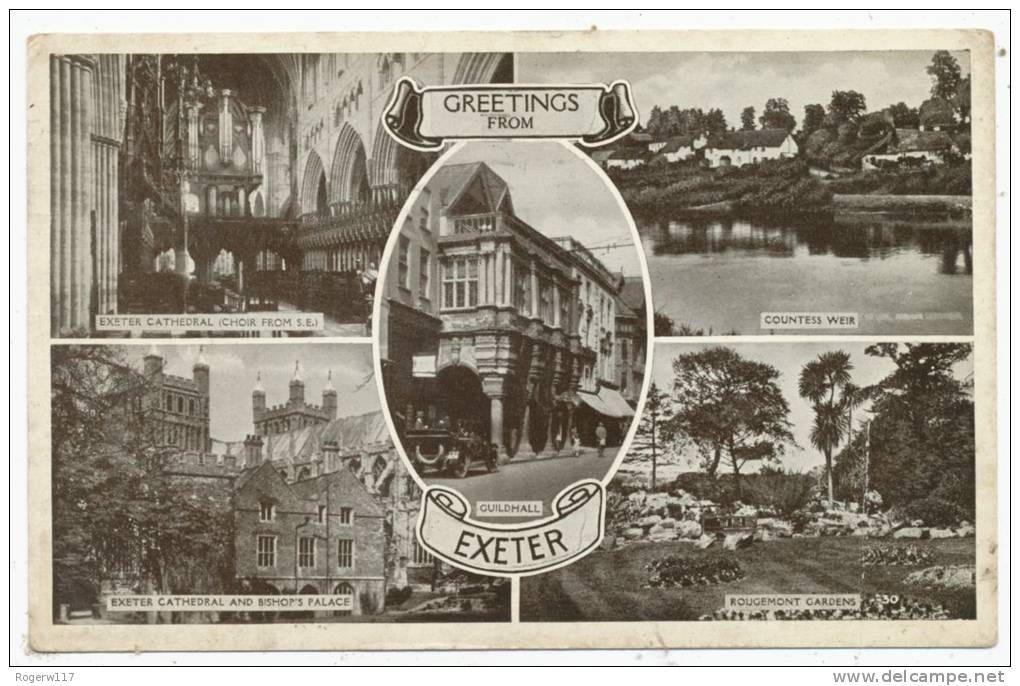 Greetings From Exeter, 1951 Postcard - Exeter