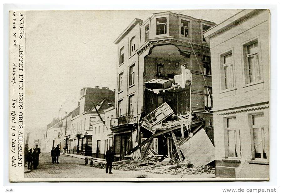 V2/ Belgique - Anvers : L'effet D'un Gros Obus Allemand - Antwerpen