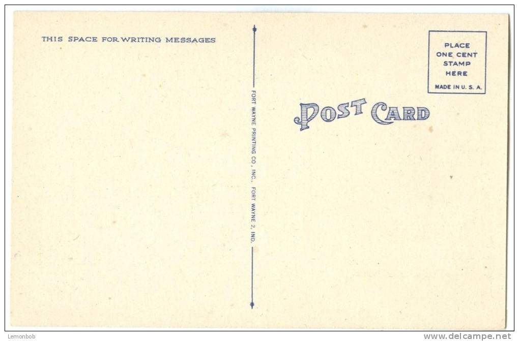 USA, South Side High School, Fort Wayne, Indiana, Unused Linen Postcard [10280] - Fort Wayne