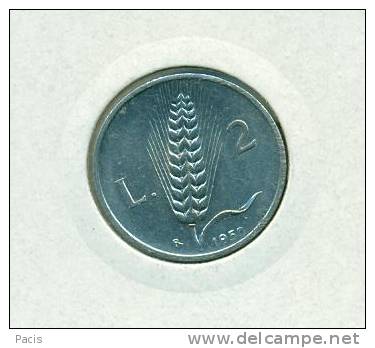 REPUBBLICA 1950 2 LIRE SPIGA - 2 Lire