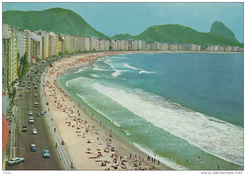 Brazil - Copacabana-Rio De Janeiro.  B-1251 - Copacabana