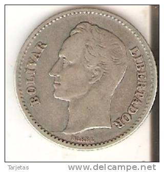 MONEDA DE PLATA DE VENEZUELA DE 1 BOLIVAR DEL AÑO 1935  (COIN) SILVER,ARGENT. - Venezuela