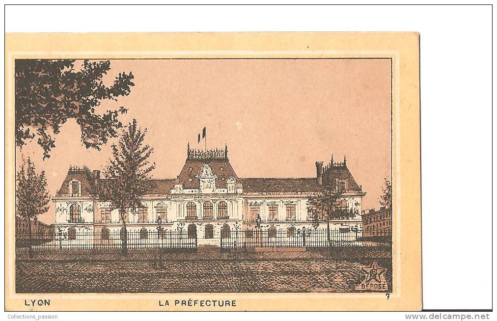 Image, Dessin Représentant La Prefecture De Lyon - Other & Unclassified