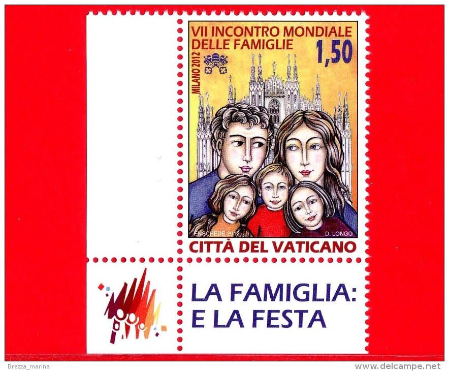 NUOVO - VATICANO - 2012 - 7º Incontro Mondiale Delle Famiglie - 1,50 € • Famiglia E Duomo Di Milano - Neufs