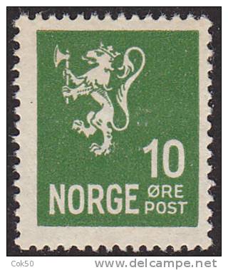 NORWAY 1926 - 10 öre Lion (NK No 141) MNH - Neufs