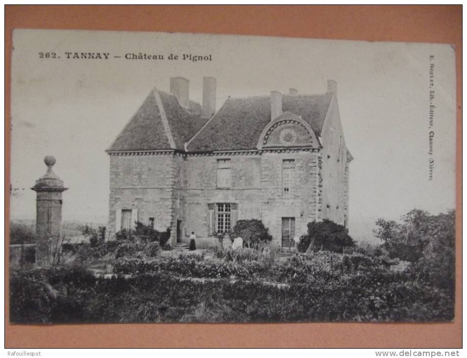 Cp Tannay Chateau De Pignol - Tannay