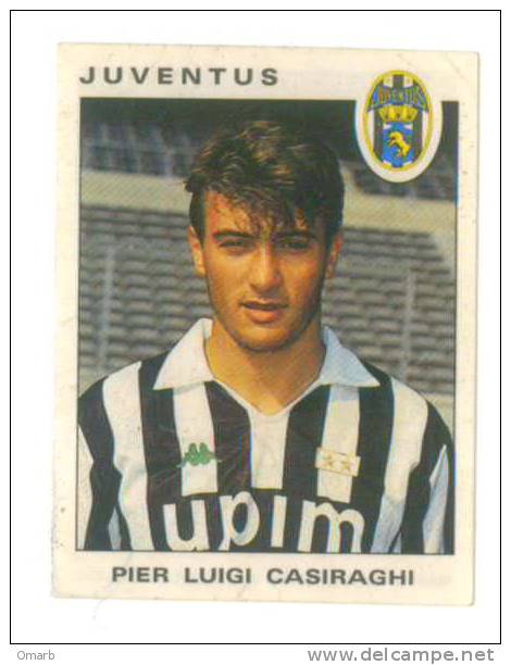 Ade113 Figurine, Adesivi, Stickers, Autocollant Calciatori Panini 1991-92 Vintage Juventus Pier Luigi Casiraghi Football - Edizione Italiana