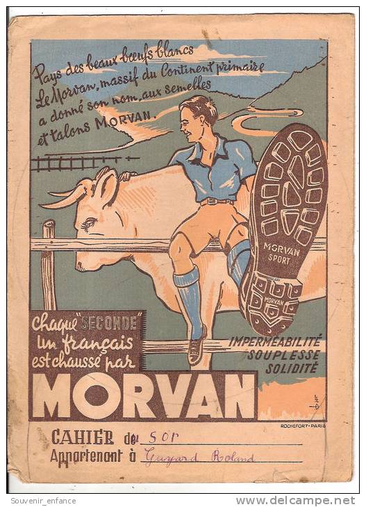 Protège Cahier Morvan Sport Chaussures - Omslagen Van Boeken