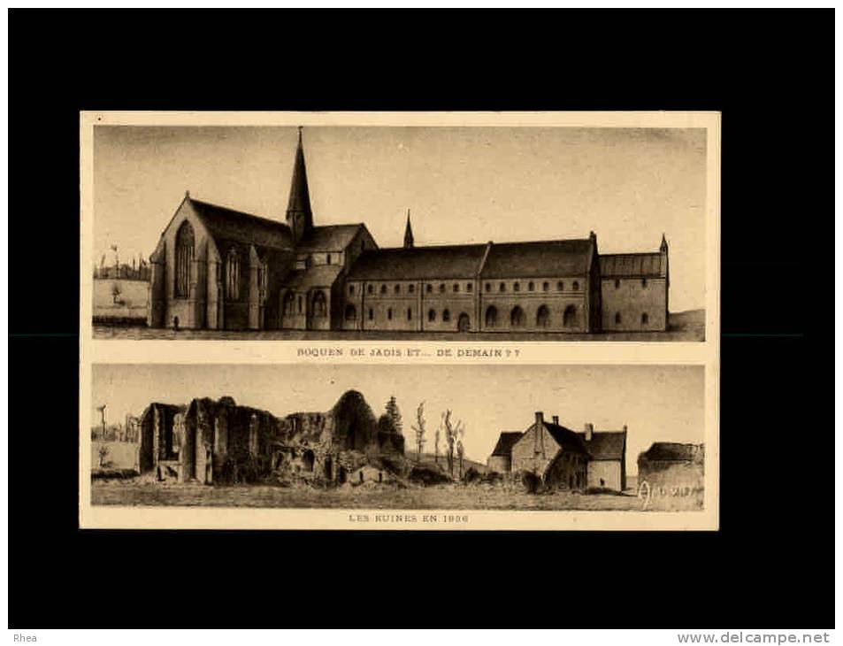 22 - PLENEE-JUGON - Abbaye De Boquen - Boquen De Jadis Et...de Demain - Les Ruines En 1936 - Plénée-Jugon