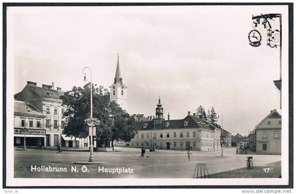 AK Hollabrunn, Hauptplatz, Niederösterreich Österreich 1950 - Hollabrunn