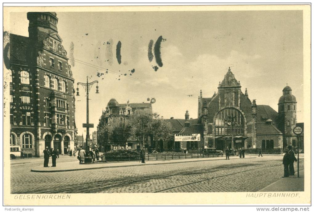 Gelsenkirchen, Hauptbahnhof, 30er Jahre - Gelsenkirchen