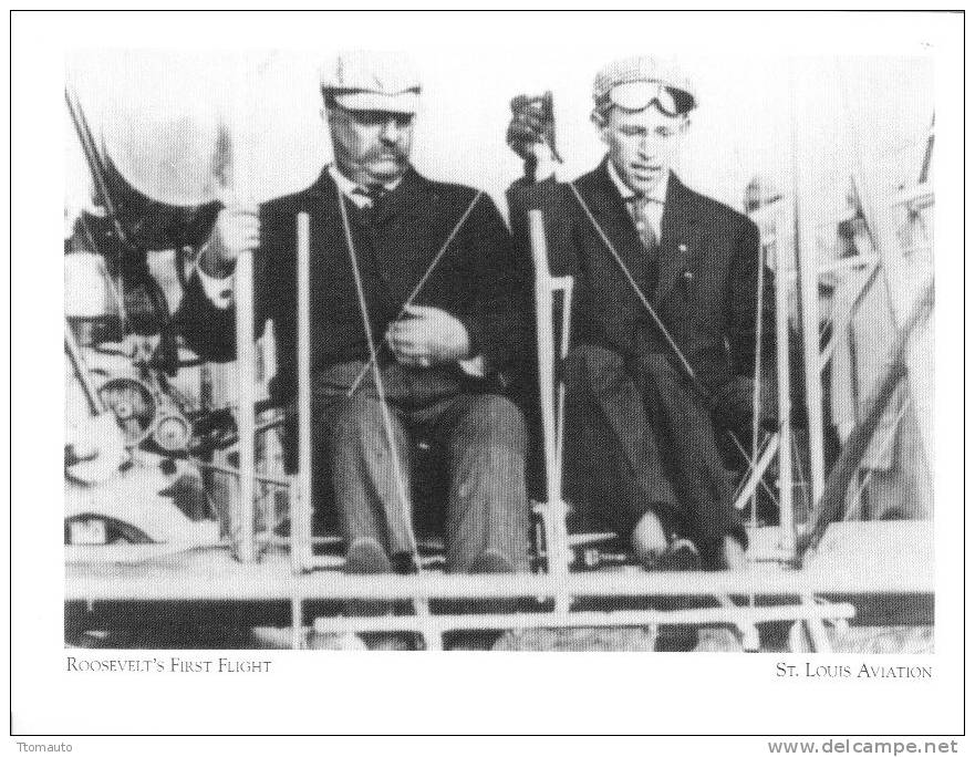 Theodore Roosevelt  -  First US President To Fly Aircraft  -  1910 - ....-1914: Precursors