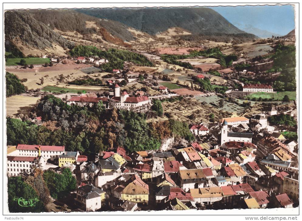 FAVERGES  (Hte-Savoie)  -  500  A   -  Vue  Générale  Aérienne - Faverges