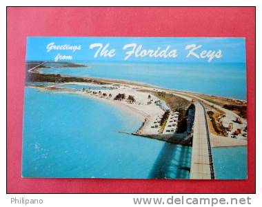 Florida > Key West & The Keys   Bahia Nanda Bridge---- Early Chrome ===  ======  = = = = = Ref 573 - Key West & The Keys
