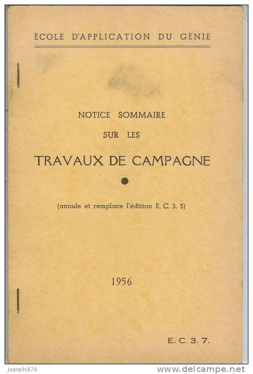 école D'application Du Génie  Travaux De Campagne - Autres & Non Classés