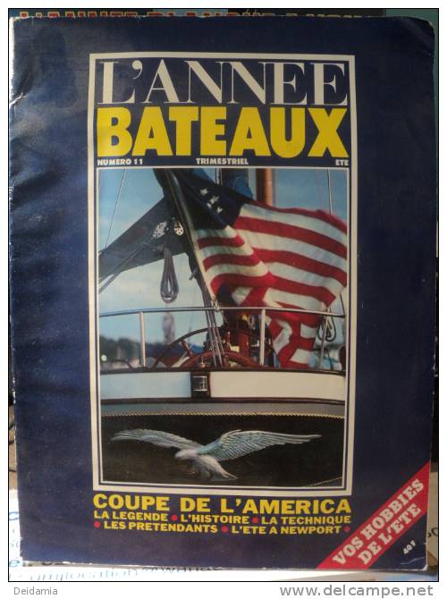 Revue L'ANNEE BATEAUX -Coupe De L'América- N° 11 été 1983 - Boats