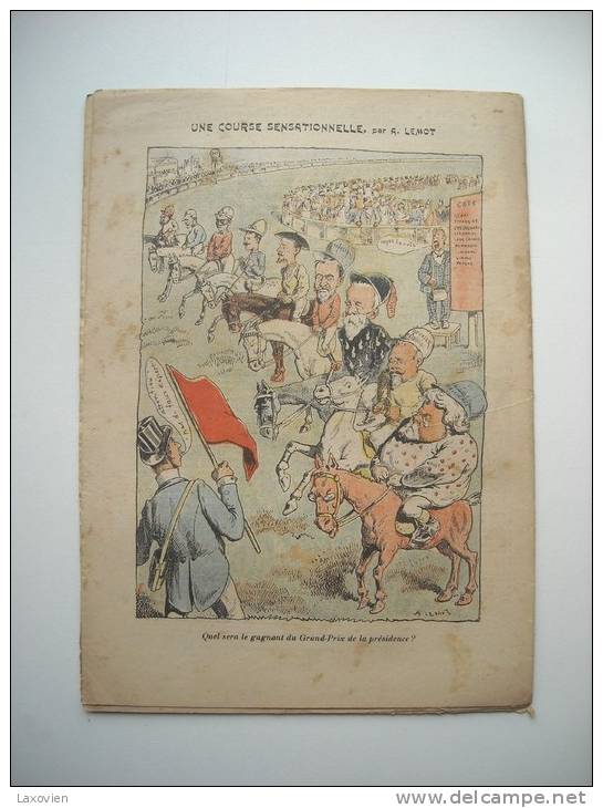 LE PELERIN 1515 De 1906. OUVRIERS DU METROPOLITAIN, PARIS, CREUSANT LE TUNNEL SOUS SEINE. CARICATURE ELECTION PRESIDENT. - 1900 - 1949