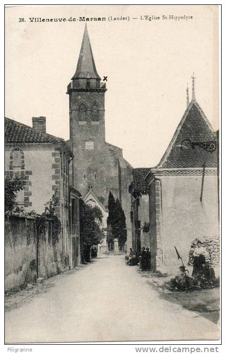 L Eglise St Hippolyte - Villeneuve De Marsan
