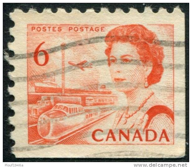 Pays :  84,1 (Canada : Dominion)  Yvert Et Tellier N° :   382 Ac (o) Dentelé Sur 2 Côtés (pas Au Catalogue) - Coil Stamps