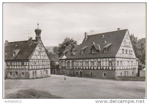 AK Olbernhau Techn. Denkmal Saigerhütte Grünthal Stempel Siegerhüttenfest Sw 86 - Olbernhau