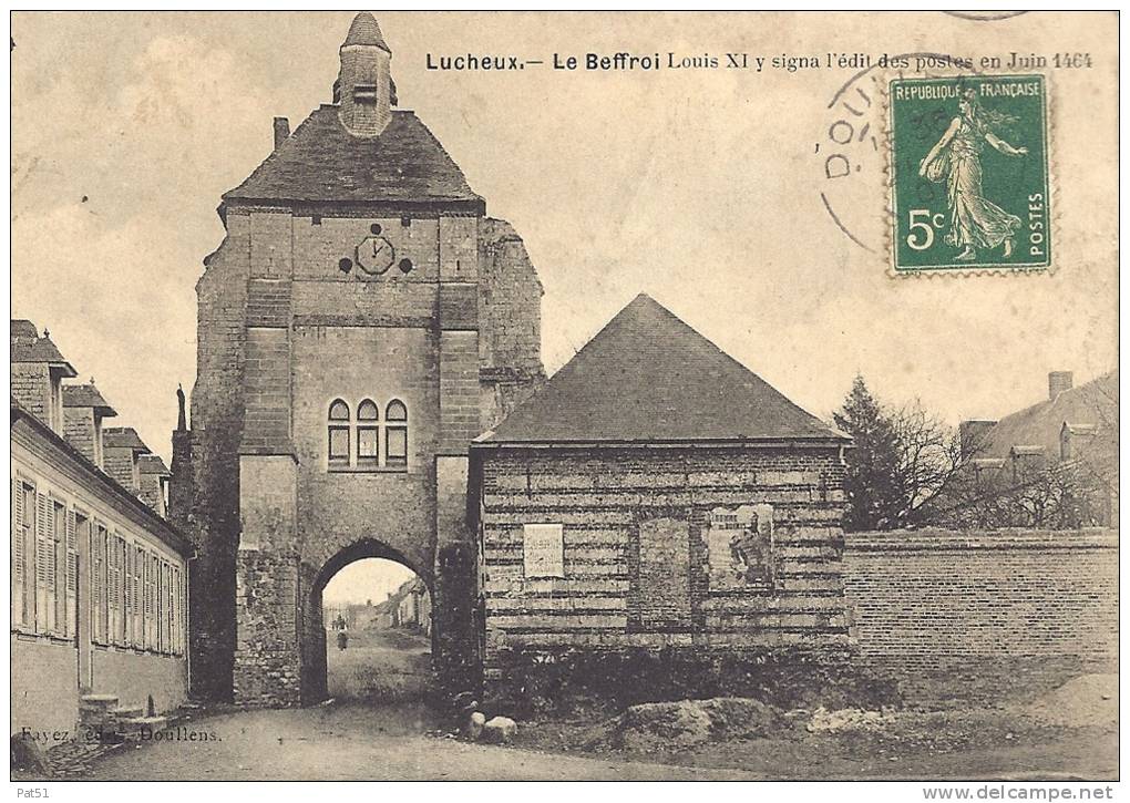 80 - Lucheux : Le Beffroi - Lucheux