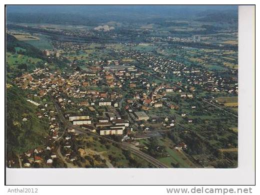 AK Flugzeugaufnahme 7889 Grenzach Wyhlen Dreiländereck Schweiz - D - France 70er - Grenzach-Whylen