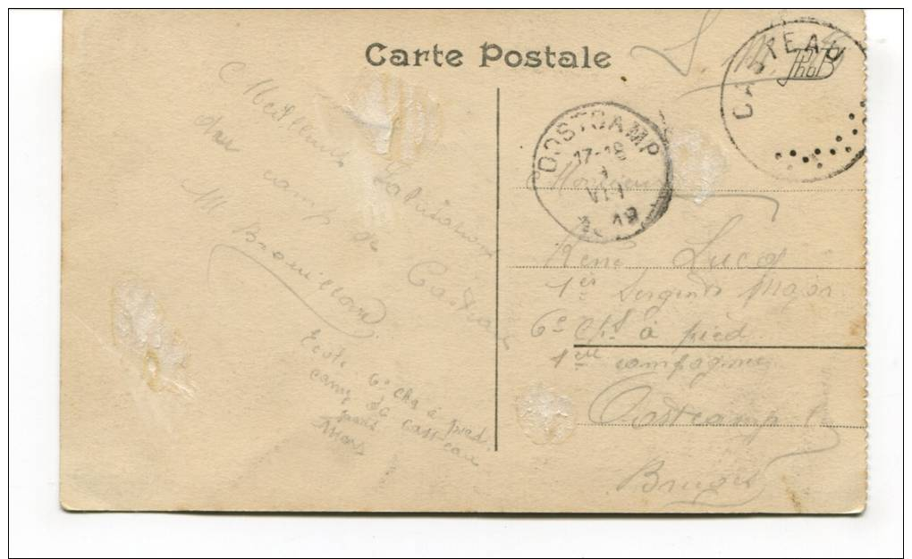 Ancienne Cp " MONS, Ecole Des Mines"  Avec Cachet Militaire 1918 - Mons