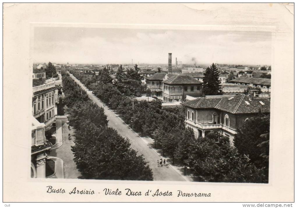 Italie > Lombardia > Busto Arsizio - Viale Duca D'Aosta Panorama *PRIX FIXE - Busto Arsizio