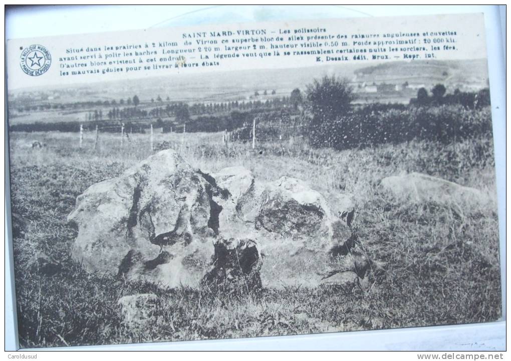 Virton St Mard Panorama Vue Sur Les Polissoirs Belgique Historique Desaix Bruxelles - Virton