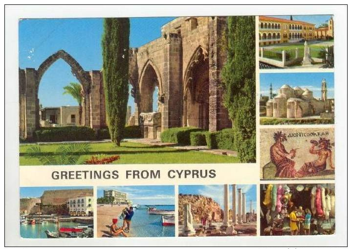 Eight Different Views, Greetings From Cyprus, PU-1973 - Chypre