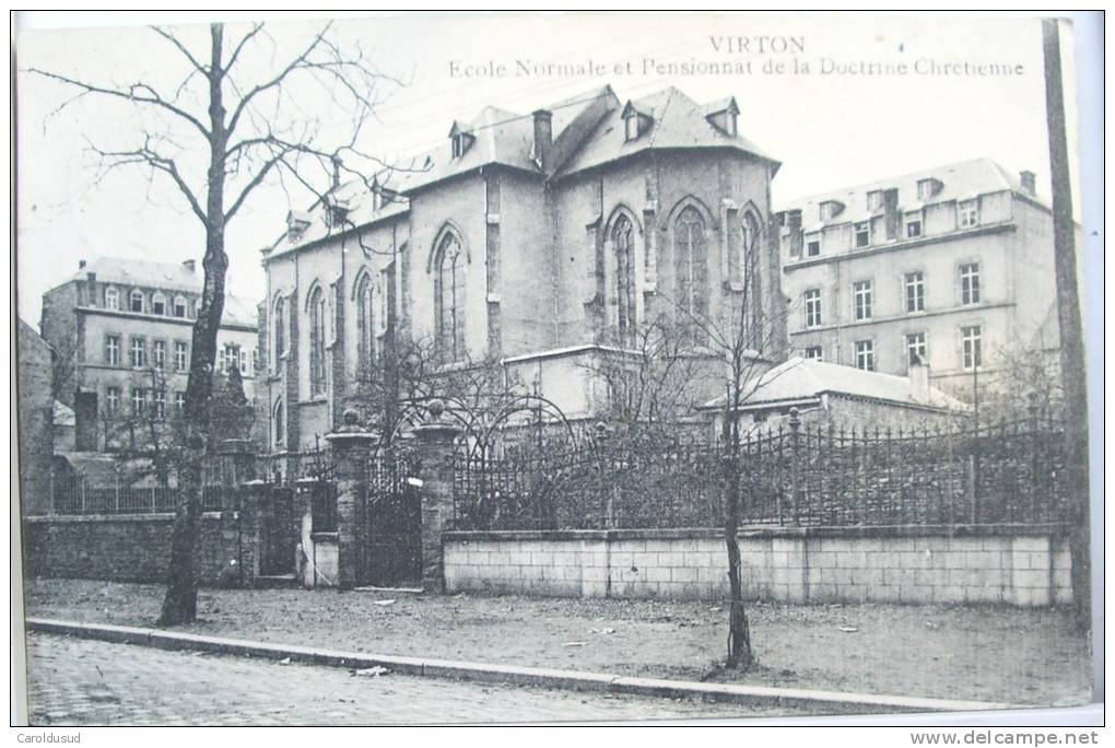 Virton Avenue Bouvier Ecole Normale Pensionnat Soeurs Doctrine Chrétienne  ELD Voyagé 1919 Cher Hizette Ruette - Virton