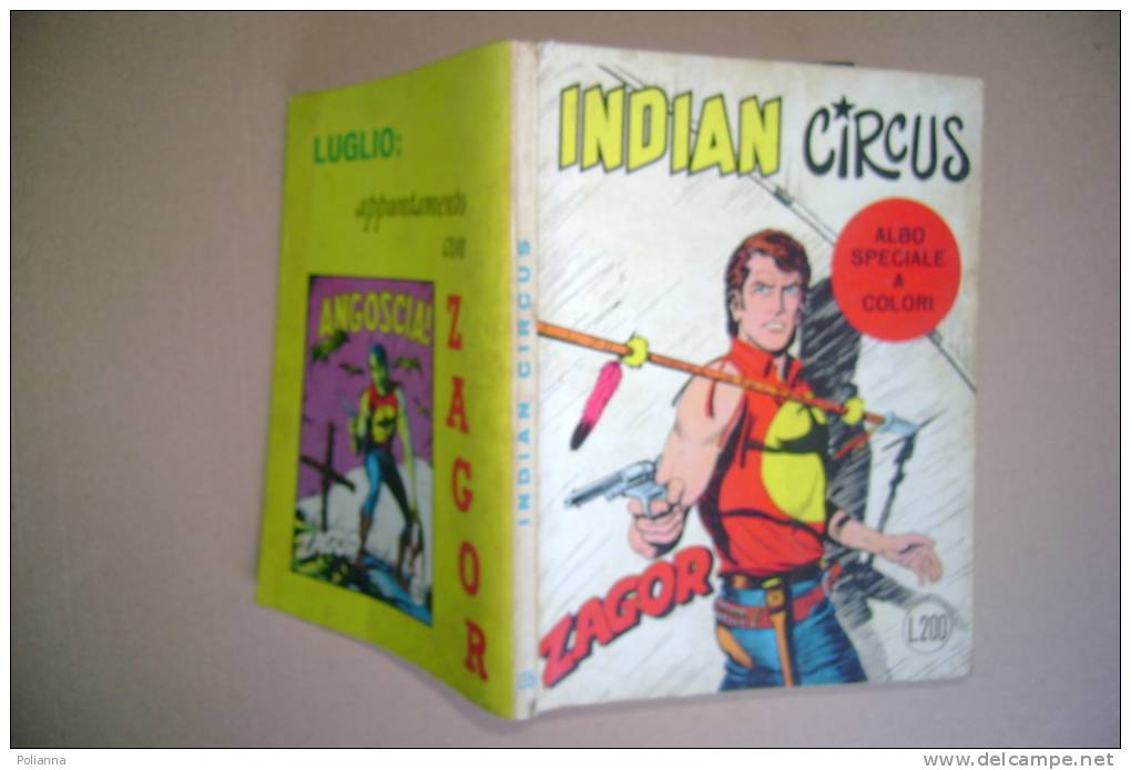 PEU/26 ZAGOR ZENITH GIGANTE Cepim N.135 /1972 INDIAN CIRCUS - Zagor Zenith