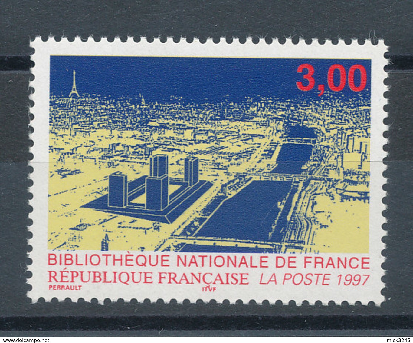 3041** Bibliothèque Nationale - Unused Stamps