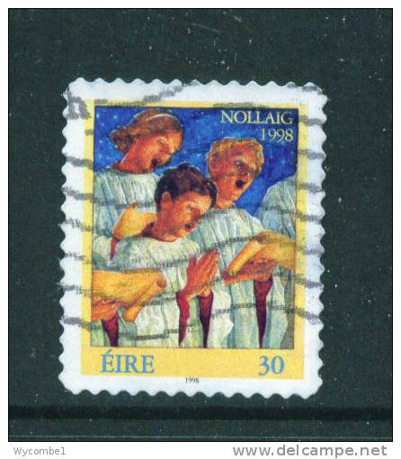 IRELAND  -  1998  Christmas  30p  Self Adhesive  FU  (stock Scan) - Used Stamps