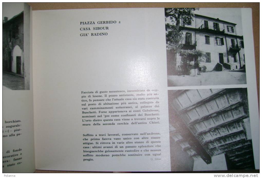 PEU/54 G.Cappelletto ARCHITETTURA DI CHIERI E.P.T.anni '50/MUSEO ENOLOGICO MARTINI E ROSSI PESSIONE/ARIGNANO/RIVA DI C - Arte, Architettura