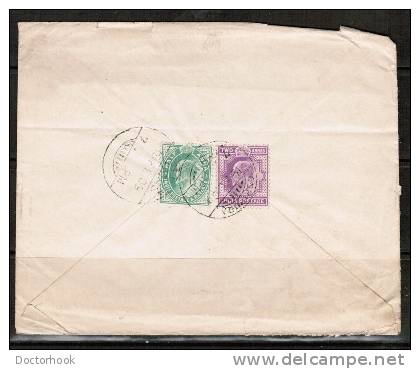 INDIA      COMMERCIAL COVER To "Philadelphia" Dated 19 Fe 09" - 1902-11 Koning Edward VII