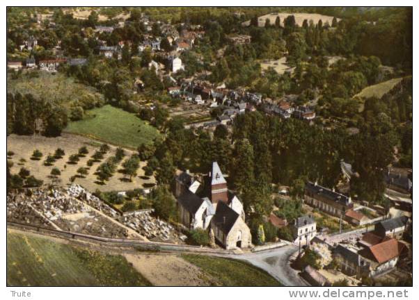 LYONS-LA-FORET VUE AERIENNE LE QUARTIER DE L EGLISE - Lyons-la-Forêt