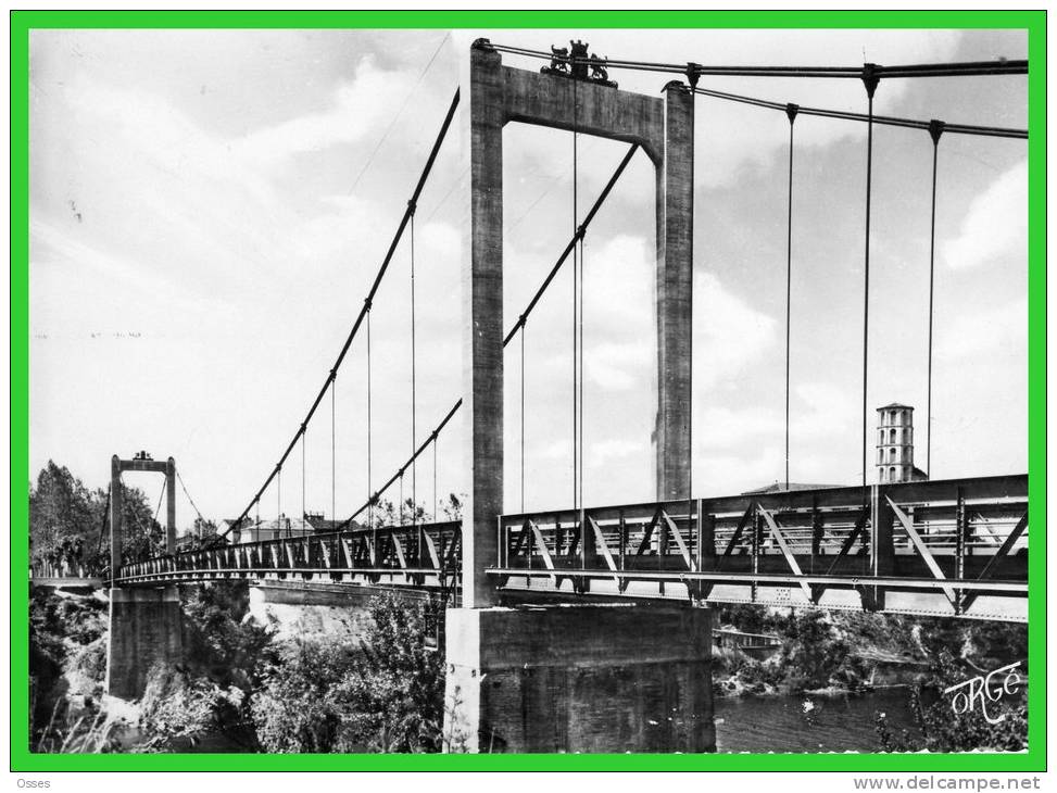 -BUZET-SUR-TARN.(Hte.Garonne) Le Nouveau Pont Sur Le Tarn (recto Verso) - Autres & Non Classés
