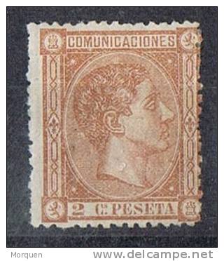 Sello 2 Cts Alfonso XII 1875, Edifil Num 162 * - Neufs