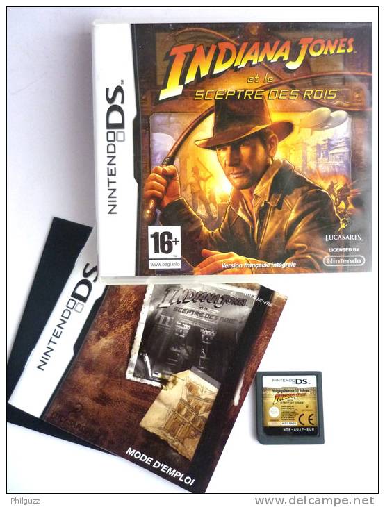 JEU NINTENDO DS INDIANA JONES Et Le Spectre Des Rois - En Boîte Avec Livret TTBE - Nintendo DS